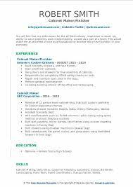 We've got you covered maintenance supervisor resume summary—example. Cabinet Maker Resume Template July 2021