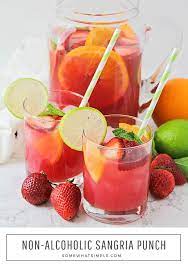 Non Alcoholic Sangria Punch Recipe Recipe Non Alcoholic Sangria Drinks Alcohol Recipes Alcoholic Punch Recipes