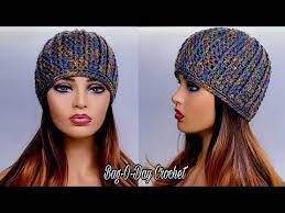 How To Crochet A Ribbed Beanie Hat Bag O Day Crochet Tutorial 570 Youtube Ribbed Crochet Crochet Tutorial Crochet Beanie Hat