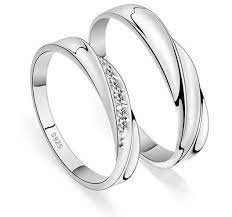 Intertwined Love Engagement And Couple Ring Promise Ring Set Crystal Engagement Rings Wedding Rings Simple