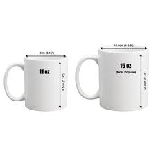 How many coffee mug sizes are there? Magic Mug Photo Size