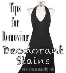 How To Clean Deodorant Stains From Dark Clothes Ask Anna Remove Deodorant Stains Deodorant Stains Deodorant