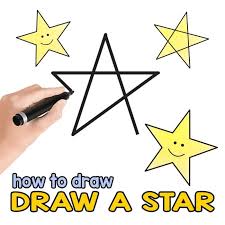 How To Draw A Star Step By Step Drawing Tutorial For The Easiest 5 Pointed Star Step By Step Drawing Drawing Stars Drawing For Kids