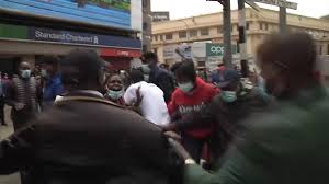 Njoki kihiu 3 days ago top stories Kenya Protesters Clash With Police At Lockdown Demo Euronews