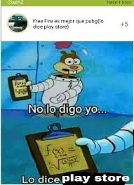 Y vosotros, ¿cómo os sentís cuando perdéis más de 4 partidas seguidas? Pubg Vs Free Fire Meme