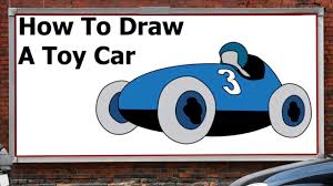 Wahoo, today we're drawing a sweet race car! How To Draw A Toy Car Sep By Step Easy Youtube