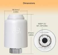 Tuya ZigBee Radiator Valve Smart Thermostat & Remote Control ...