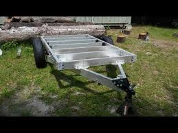 A trailer is usually a compartment that is attached to the rear of motor vehicle (usually a truck) so it can be used to move around other objects or vehicles. How To Build A 5x8 Aluminum Utility Trailer Step By Step Youtube