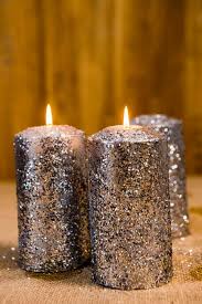 Easiest Glitter Candles Ever Glitter Candles Diy Glitter Candles Dollar Store Candles