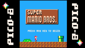 It is designed to mimic a fantasy video game console. Super Mario Bros Pico 8 Sascha217 2017 Youtube