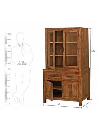 Buy wooden furniture, modern kitchen cabinets , crockery unit and other home kitchen chair, kitchen dresser & table furniture online from popular shopping sites. Angel Furniture Solid Sheesham Wood Crockery Cabinet Kitchen Cabinet Storage Unit Full Honey Finish