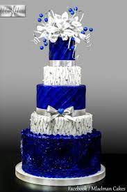 Royal blue wedding cake pictures. Royal Blue Silver Wedding Cake Wedding Cake Red Silver Wedding Cake Wedding Cakes Blue