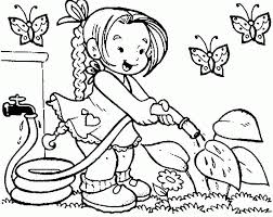 Duck gathered for a walk. Colouring Pages 4 Kids Coloring Home