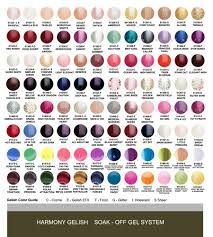 56 unmistakable gelish nail colour chart