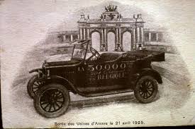 21 april 1925 , de 50 000 ste Ford verlaat de fabriek in Antwerpen