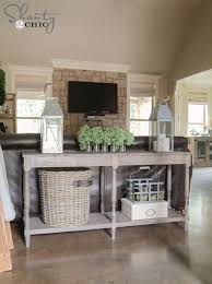 Console legs are fully turned legs. Free Woodworking Plans Diy Console Table