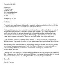 Part Time Job Cover Letter 12 Sample Letters Examples