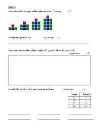 Find loads of resources here. Grade 6 Algebra And Patterning Unit Test 1 Ontario Curriculum Grade 6 Math
