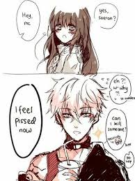 Lovely Unknown Mystic Messenger Memes Mystic Messenger Funny Mystic Messenger Comic