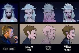 Gorillaz is a popular band that is known as alternative, but can be described as a very diverse genre of music. Turn Yourself Into A Gorillaz Character Oferta