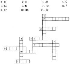 In This Crossword Puzzle Figure Names Of 11 Elements Are