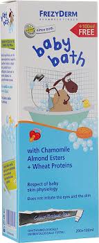 The gentle bath for your baby's daily bath that respects the ph, normal skin flora and infant's skin barrier thanks to its dermatologically and ophthalmologically checked. Frezyderm Baby Bath Sanfter Badeschaum Fur Kinder Babys Und Erwachsene Mit Kamille Mandel Und Weizenproteinen Makeup Ch