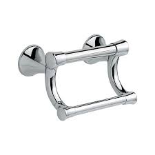Delta cassidy single bar tissue holder. 41450 Lahara Transitional Tissue Holder Assist Bar Toilet Paper Holder Paper Holder Wall Mounted Toilet