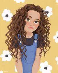 What are you two worried about? Anime Girl With Curly Hair Wallpapers Wallpaper Cave