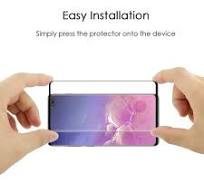 Samsung Galaxy S10 Plus S10+ Screen Protector Tempered Glass FULL Glue  Screen Cover Saver HD Clear [9H, High Sensitivity, Case Friendly, 3D Curved  ...