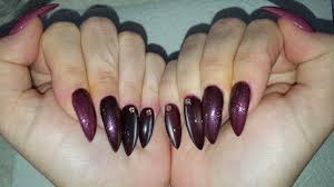 Red Cateye Acrylic Nails New Expression Nails Acrylic nails tutorial how to cat eye nails with magnetic gel polish.