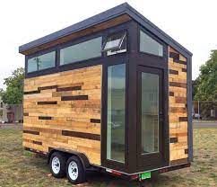 This Tiny Solar Powered Home Is For Sale On Ebay Starting At Just 10k Small House Trailer Tiny House Trailer Tiny Mobile House