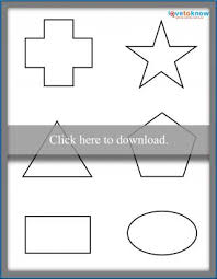 free printable shapes for toddlers lovetoknow