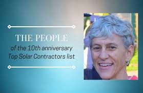 People of the 10th anniversary Top Solar Contractors list: Ellen Castle,  A1A Solar Contracting