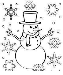 Dibujo para colorear muñeco de nieve en trineo. Muneco De Nieve Copo De Nieve Dibujos Para Colorear Y Imprimir Gratis Para Ninos