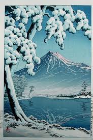 Kawase Hasui Mt Fuji Seen From Tagonoura 1932 Japanese Woodblock Printing Japanese Painting Japanese Art