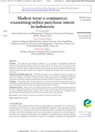 We did not find results for: Pdf Modest Wear E Commerce Examining Online Purchase Intent In Indonesia