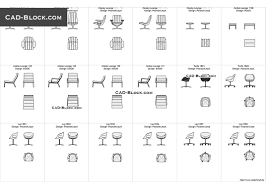 Several office blocks (521.76 kb) chairs and armchairs free cad blocks download. Designer Chairs 2 Free Autocad Blocks Cad File Download