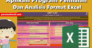 Bila anda belum pernah menggunakan alat ini anda bisa membaca petunjuk pemasangan di sini untuk ms excel 2007 ke bawah, atau di sini untuk ms excel 2010 ke atas. Aplikasi Program Penilaian Dan Analisis Format Excel Guru Madrasah