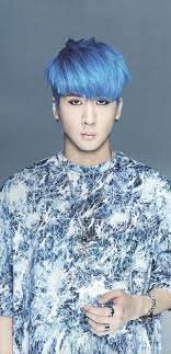 Ravi With Blue Hair Is Just Blue Hair Kpop Hair Colors Men Hair Color
