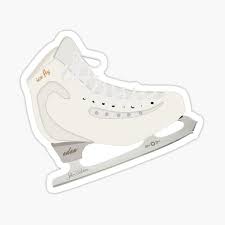 More figure skating boards set up by color!. Ice Skating Stickers Redbubble