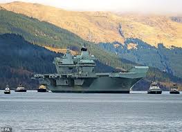 Construction of defender began in 2006, and she was launched in 2009. 3bn Warship Hms Queen Elizabeth In Show Of Force To Putin Todayuknews