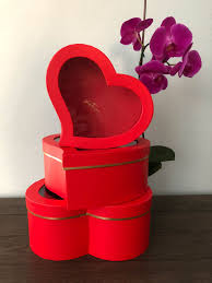 Heart shaped flower boxes have many styles for your choice. Heart Shaped Flower Box Gift Floral Box Set Of 3 Red W9725 Unik Packaging