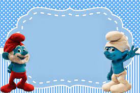 Free Printable Smurf Birthday Cards
