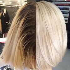 Before Side After Side Someone S Holiday Ready Color By E Gomanova Step 1 Lightened With Vario Blond 20vol Olaple Pricheski Stili Strizhek Lenivye Pricheski