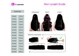 Hair Extensions Length Guide Inches Of Weave Human Hair