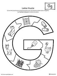 Letter G Puzzle Printable Preschool Activities Printable Letter G Letter G Activities