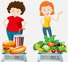 Healthy food cartoon stock photos and images. Woman Weight Loss Illustration Junk Food Health Junk Food And Healthy Food Compare Child Food Png Pngegg
