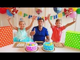 Older children learn to help their mother take care. Diana And Roma Are Preparing A Surprise For Dadhjuiko S Birthday Youtube Dad Birthday Happy Birthday Fun Beautiful Birthday Cards
