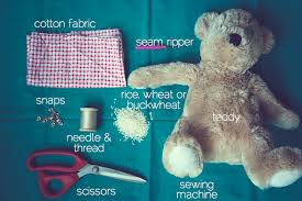How to make your own heating pad. The Perfect Pear Diy Teddy Bear Diy Heating Pad Diy Heat Pack