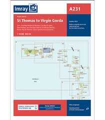 Imray Chart A231 St Thomas To Virgin Gorda 2019 Edition